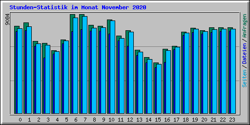 Stunden-Statistik im Monat November 2020